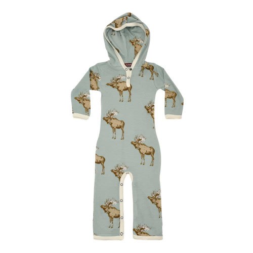 Blue Moose Bamboo Hooded Romper