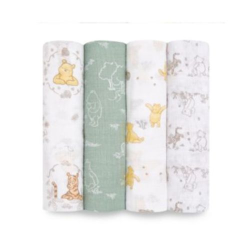 Baby Boys Winnie the Pooh Swaddle, Pack of 4