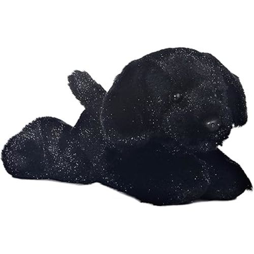 Aurora® Adorable Mini Flopsie™ Blackie™ Stuffed Animal - Playful Ease - Timeless Companions - Black 8 Inches