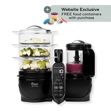6-in-1 Steam, Blend, Defrost, Reheat, Bottle Warmer & Sterilizer