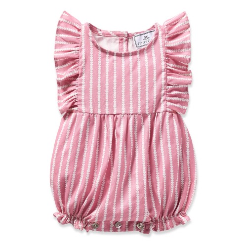 Heart Stripe Ruffle, 6-12M