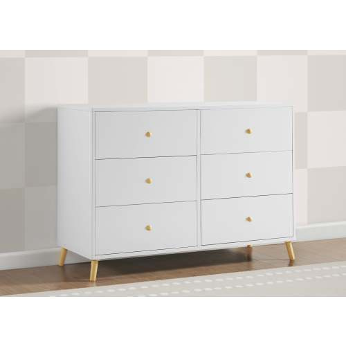 Essex 6 Drawer Dresser with Interlocking Drawers