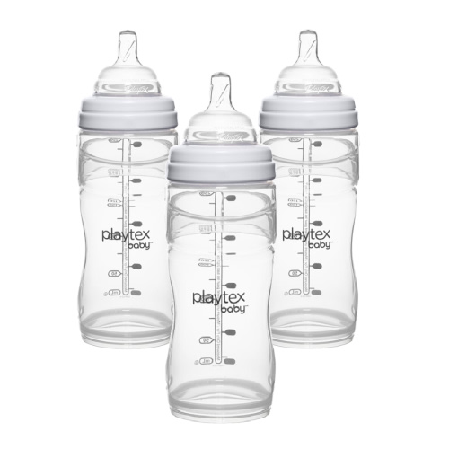 Playtex Baby Nurser with Drop-ins Liners Baby Bottle, 8 oz, 3 pk