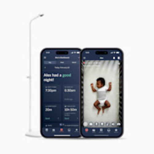 Nanit Pro Smart Baby Monitor and Floor Stand - White