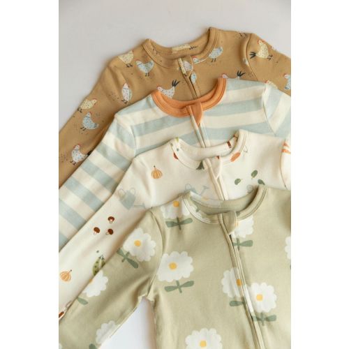 Baby Little Co. by Lauren Conrad Zip-Up Footed Pajamas with Grippers