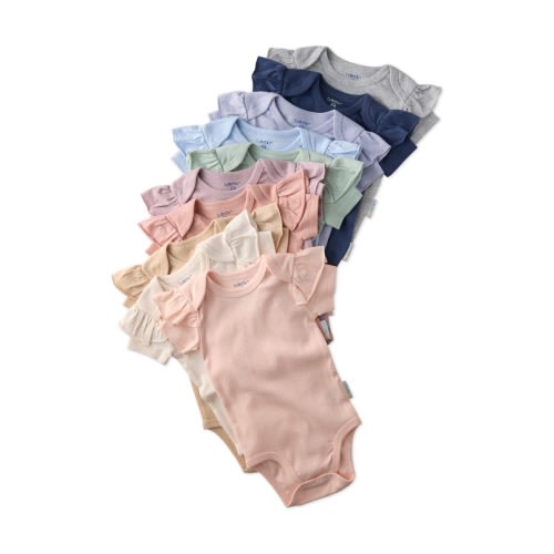 Rory Assorted 10-Pack Bodysuits, 6-9M