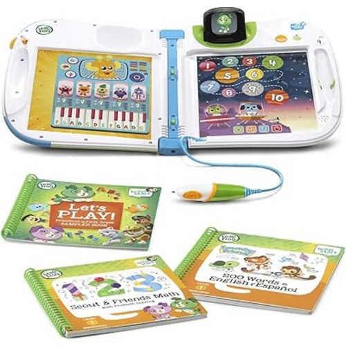 LeapFrog LeapStart 3D Interactive Learning System & 2 Book Combo Pack: Learning Friends and Scout & Friends Math
