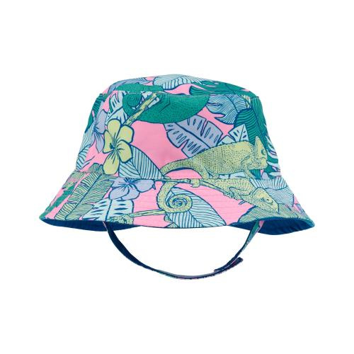 Baby Tropical Swim Reversible Bucket Hat - 0-9M - Style,Multi