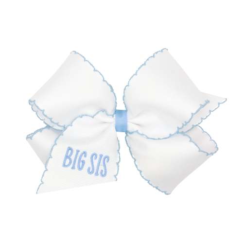 Big Sis Embroidered Moonstitch Bow