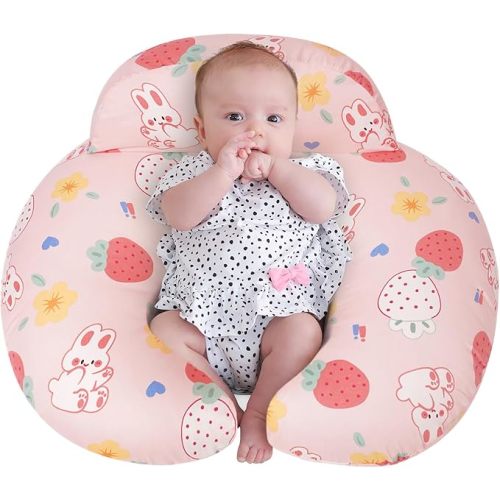 Breast Feeding Pillows for Mom, Soft Cover with Breathable Filling, Machine Washable, Cotton, Light Blue, Pallet of Product