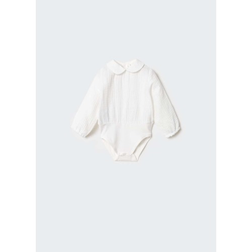 Cotton bodysuit blouse -  Women | Mango USA