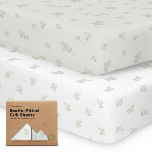 Soothe Fitted Crib Sheet - Elly / 52 x 28