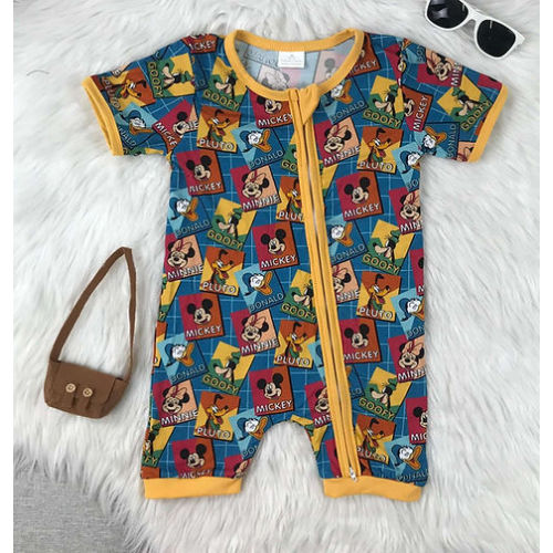 Characters Print Bamboo Romper | Tilly S Boutique