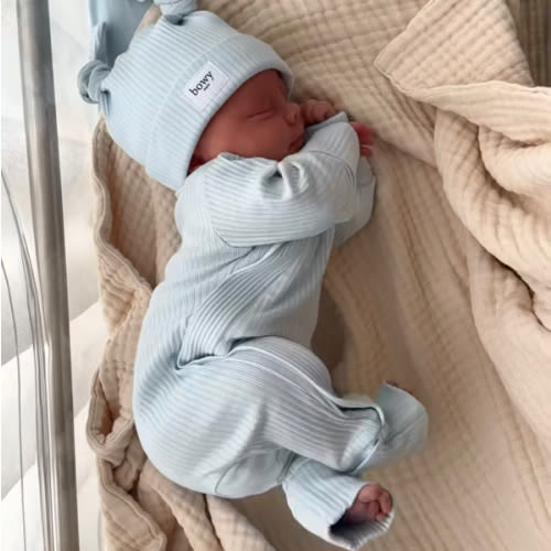 Baby Onesie - Powder Blue