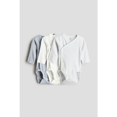 3-pack Long-sleeved Bodysuits