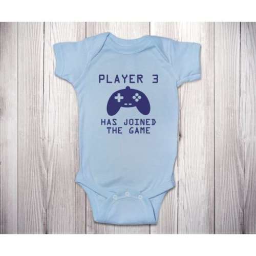 Mami Origami "Player 3 Has Joined the Game" Baby Bodysuit