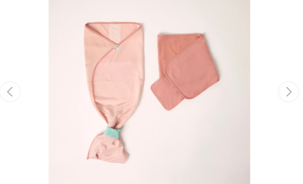b.e.s.t. swaddle - ballerina pink or coconut cream