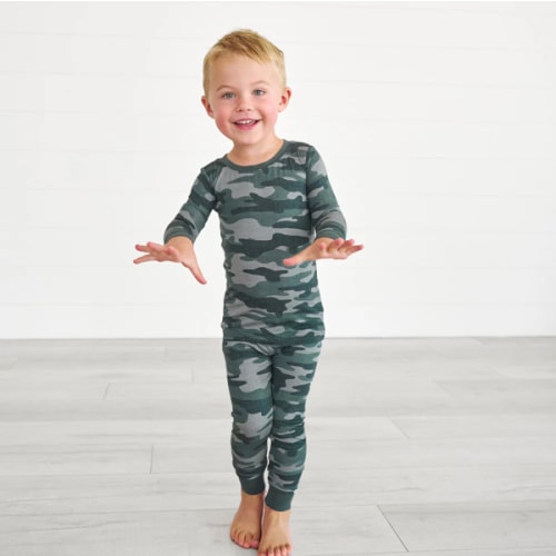 Vintage Camo Two-Piece Pajama Set - Little Sleepies