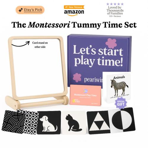 Montessori Tummy Time Set by Peariwinkle®