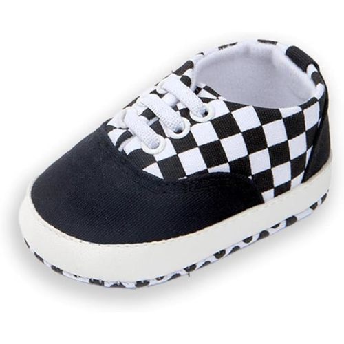 Clowora Unsex Baby Boys Girls Canvas First Walkers Shoes,Infant Non Slip Soft Sole Toddler Flat Lazy Loafers Sneaker