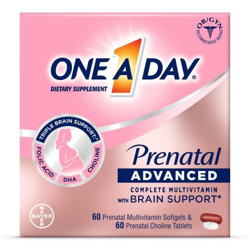 One A Day Women's Prenatal Vitamin + Choline - 60ct