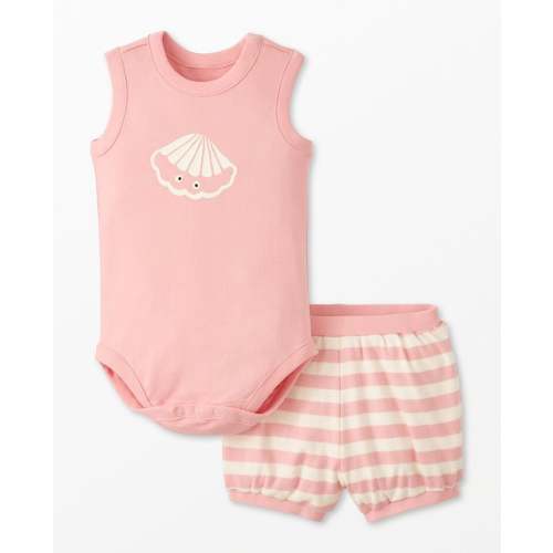 Baby Sleeveless Bodysuit & Bloomers Set | Hanna Andersson
