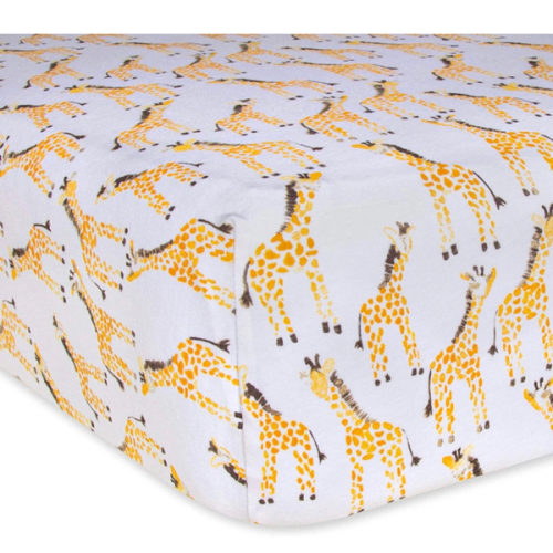 Burt's Bees Baby - Fitted Crib Sheet, Girls Boys & Unisex 100% Organic Cotton Crib Sheet for Standard Crib and Toddler Mattresses