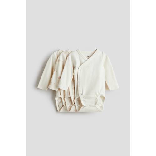 3-PACK WRAPOVER BODYSUITS