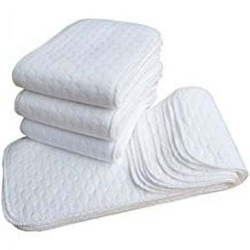 Vuygyu New 5pcs White Baby Cloth Washable Nappy Feeding Water Mat for Babies Baby Registry Items Kids Top Hat Hand Prints for Kids Plaster Baby Jewelry Boys Stuff Baby Girl Bath Baby Photo Baby Coats