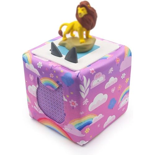 Protective Cover for Toniebox Sleeve,Replaceable Case for Tonies Toniebox,Drop-Proof and Dust-Proof, Gift for Kids,Storage Bag for Toniebox tonies accessories (Rainbow)