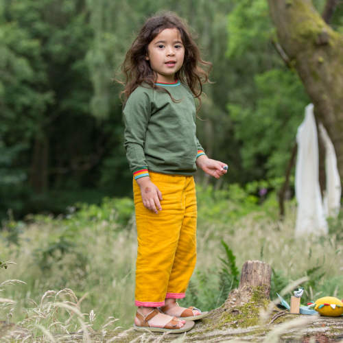 Gold & Pink Day After Day Reversible Trousers