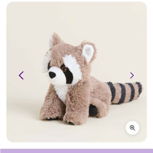 Raccoon Warmies Junior