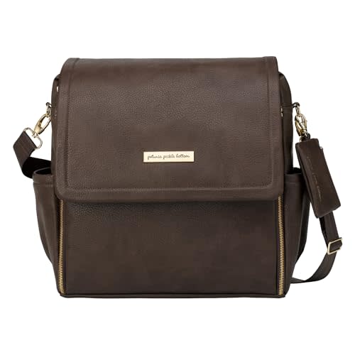 Petunia Pickle Bottom Boxy Backpack | Diaper Bag | Diaper Bag Backpack for Parents | Top-Selling Stylish Baby Bag | Sophisticated and Spacious Backpack for On The Go Moms | Saddle