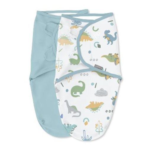 Swaddleme By Ingenuity Original Swaddle - Tropical Dino - 0-3 Months - 2pk