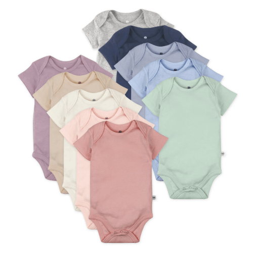 10-Pack Organic Cotton Short Sleeve Bodysuits | Honest Baby Clothing