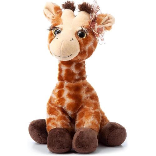 The Petting Zoo, Lash'z Giraffe Stuffed Animal, Gifts for Girls, Plush Toy 12 inches