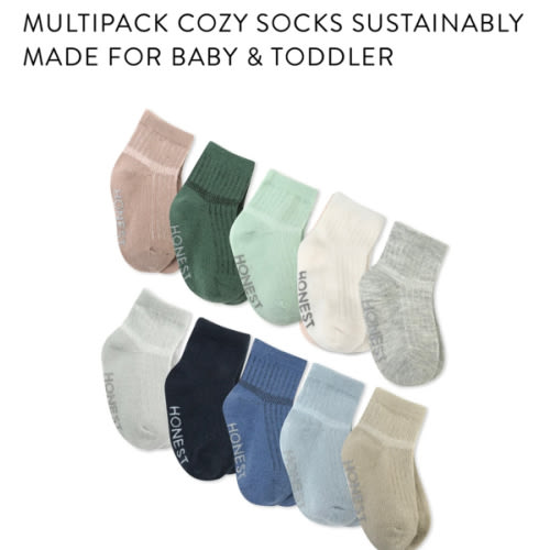 Multipack Cozy Socks Sustainably Made for Baby & Toddler | Honest Baby Clothing