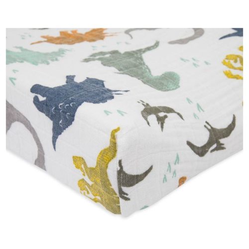 Little Unicorn Cotton Muslin Changing Pad Cover - Tan Gingham