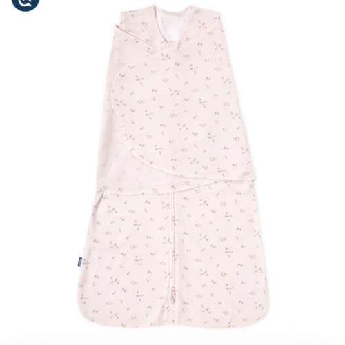 Pink Floral Cotton Swaddle Newborn | HALO