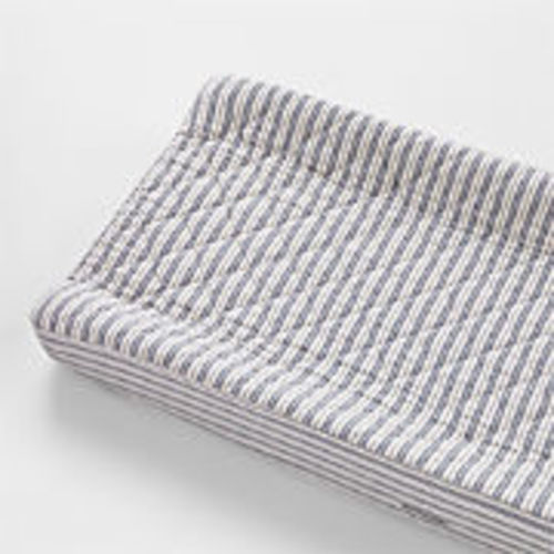 Frenchie Cloudy Blue Organic Cotton Baby Changing Pad Cover by Leanne Ford + Reviews | Crate & Kids
