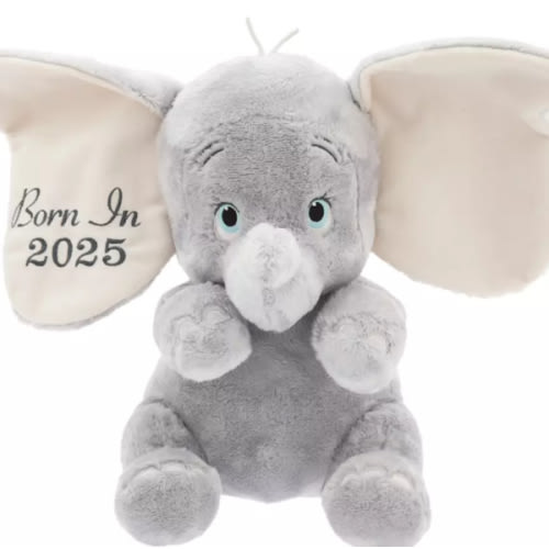 Dumbo ''Born in 2025'' Plush for Baby – Small 11'' | Disney Store
