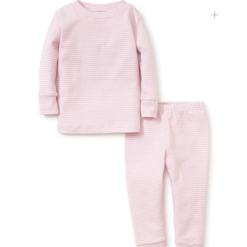 Simple Stripes Pink Pajama Set
