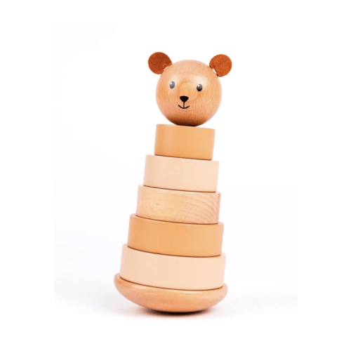 Wooden Pyramid Bear Marcel