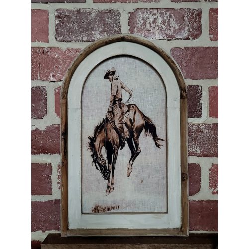 Framed Vintage Wild West Wall Print 14"x22" Western Framed Art Vintage Rodeo Cowboy Rustic Southwestern Decor Cowboy Decor Retro Wall Decor