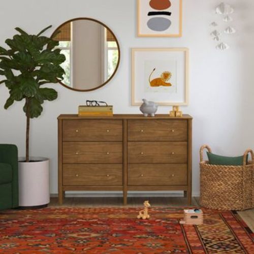 Davinci Frem 6 Drawer Dresser - Walnut