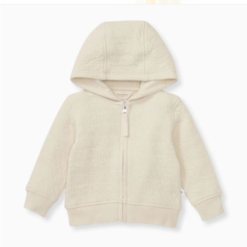 Organic Cotton Quilted Bee Baby Jacket - Oat – Burt's Bees Baby