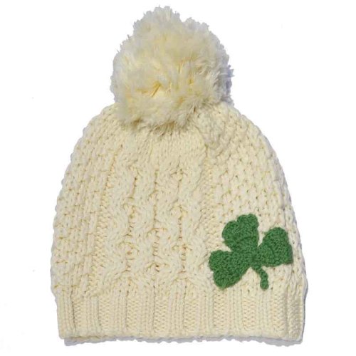 Patrick Francis Cream Kids Shamrock Hat