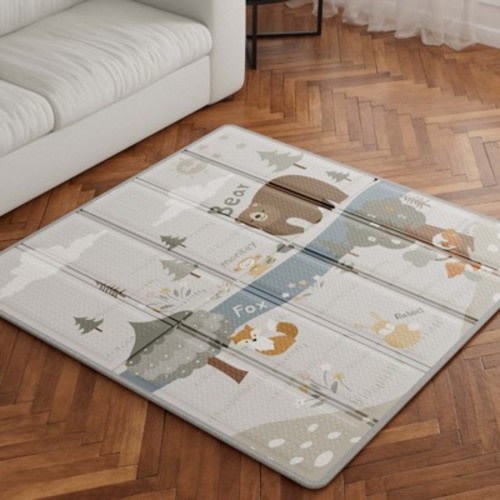 Fodoss 47×47 IN Baby Play Mat – Waterproof Foam Floor Mat for Babies, Toddlers & Infants, Soft & Safe for Playtime