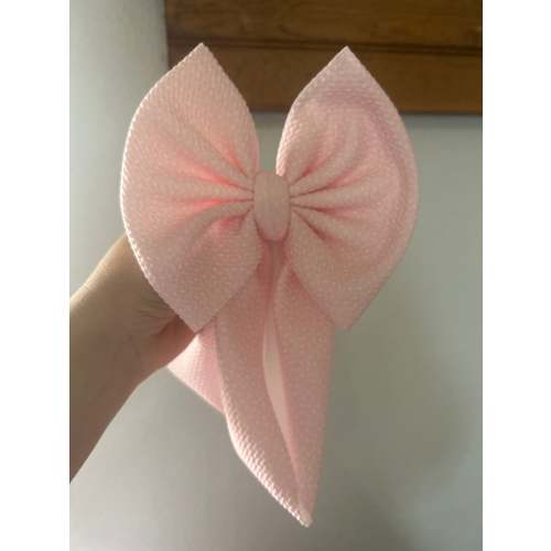 BOW -BABY PINK SPECKS