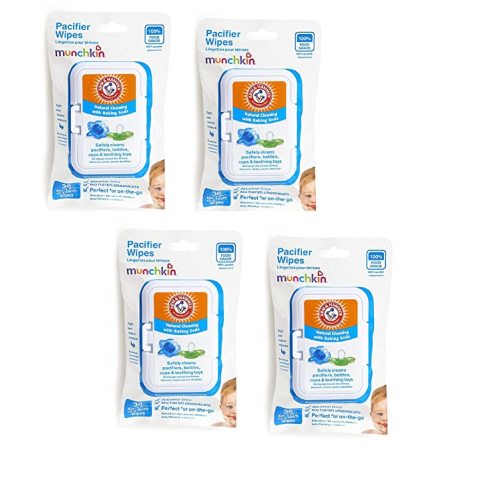 Munchkin Arm & Hammer Pacifier Wipes (4 Packs of 36 wipes each)